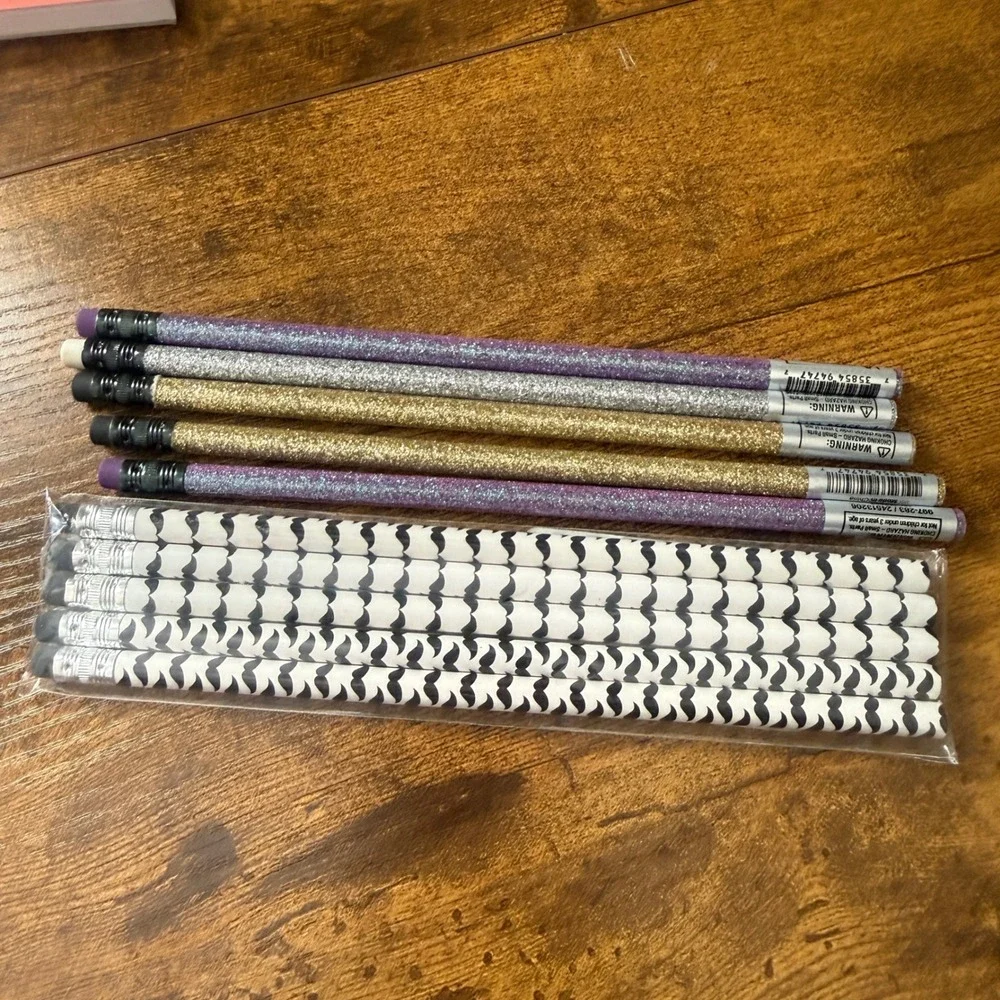 Lot of Various Office & Stationary‎ Supplies Sticky Notes Pens Pencils Stickers